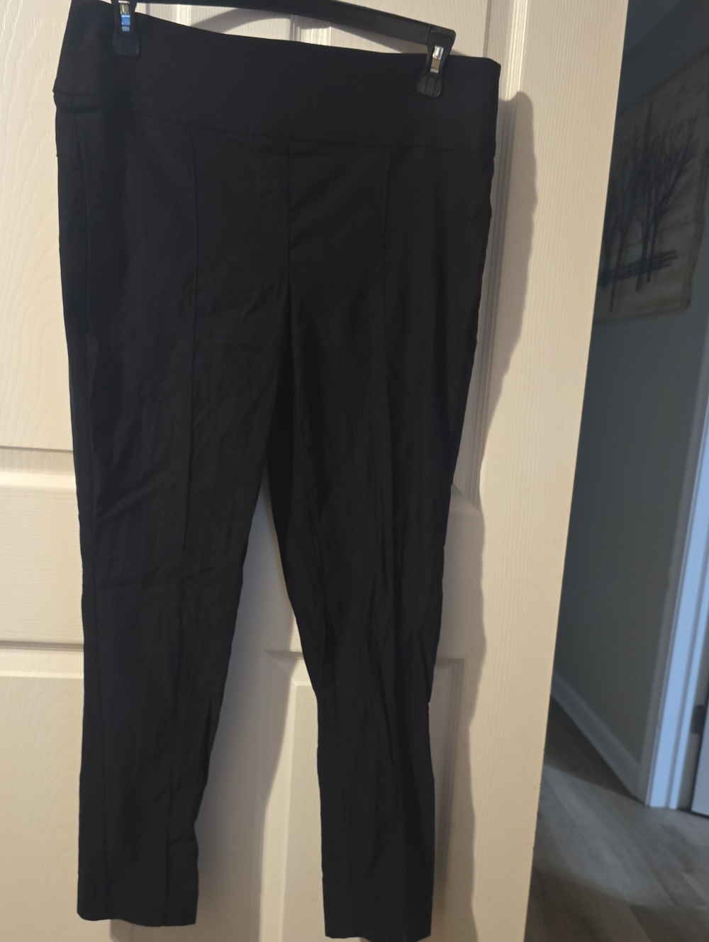 Nine West Black Ankle Ponte Leggings